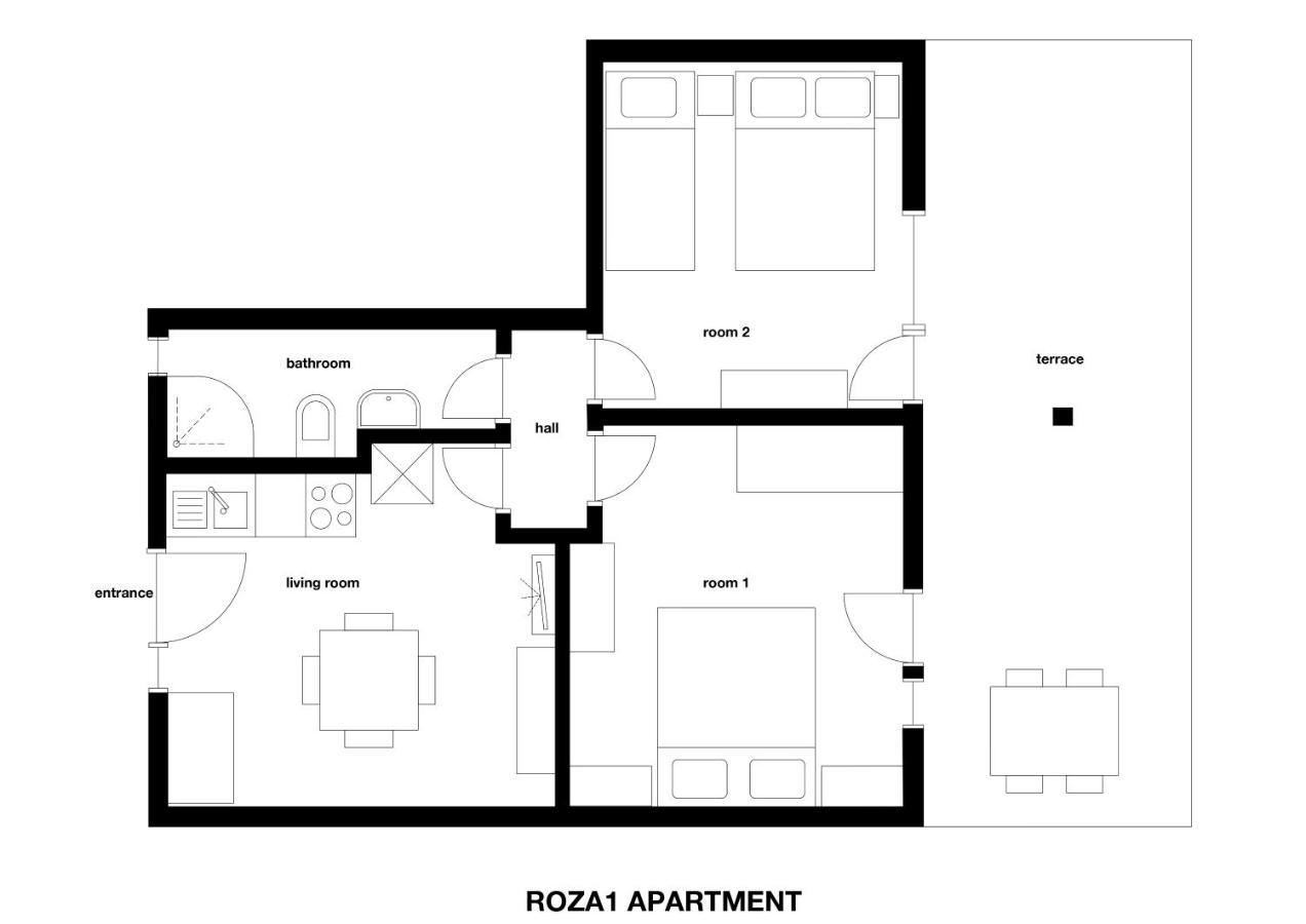 Apartments M&R Spadina Vodice Luaran gambar